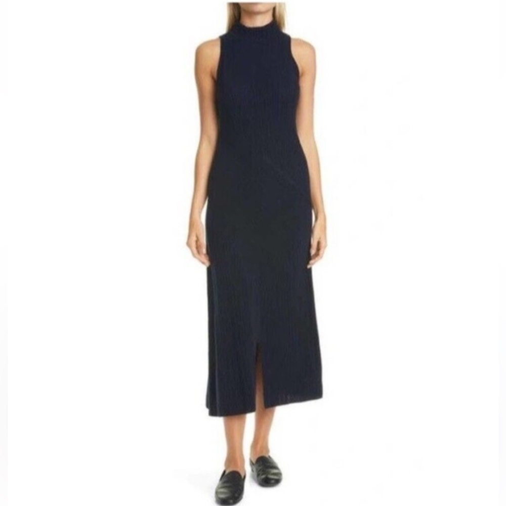 Vince navy blue cashmere wool sweater dress size XlArge